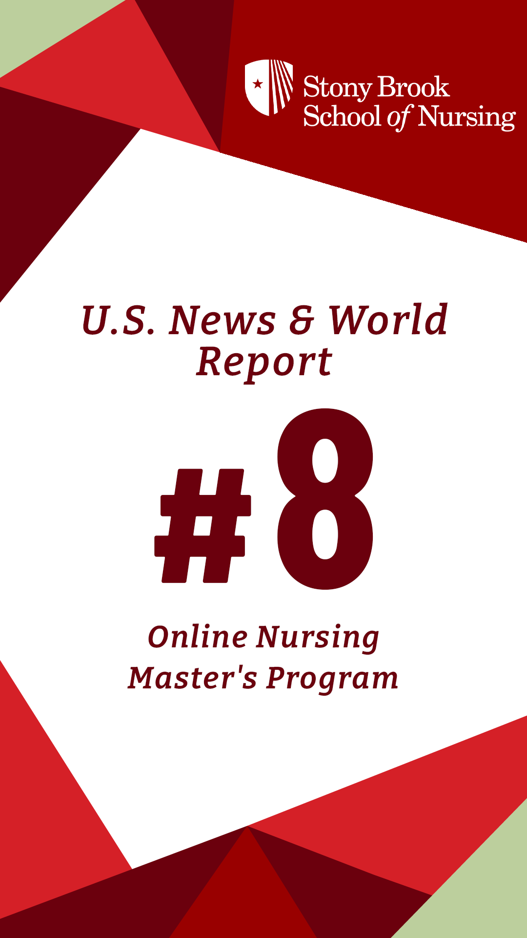 #8: SON Online Master's Ranking by U.S. News and World Report